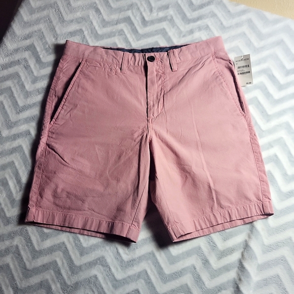 1901 Nordstrom Chino Ballard slim fit pink mens shorts - Picture 2 of 12